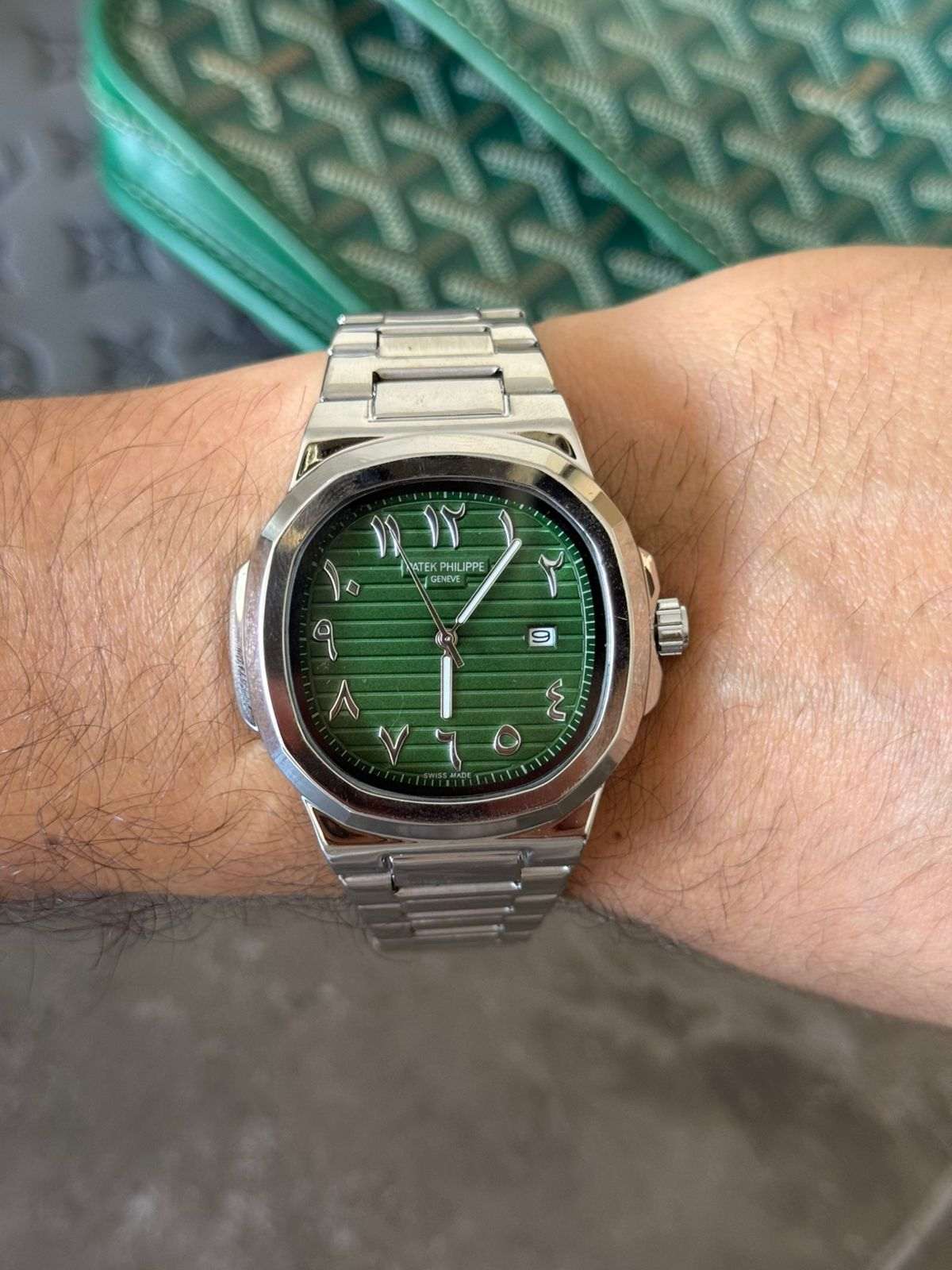 Ptk Arabe Plateado Tablero Verde