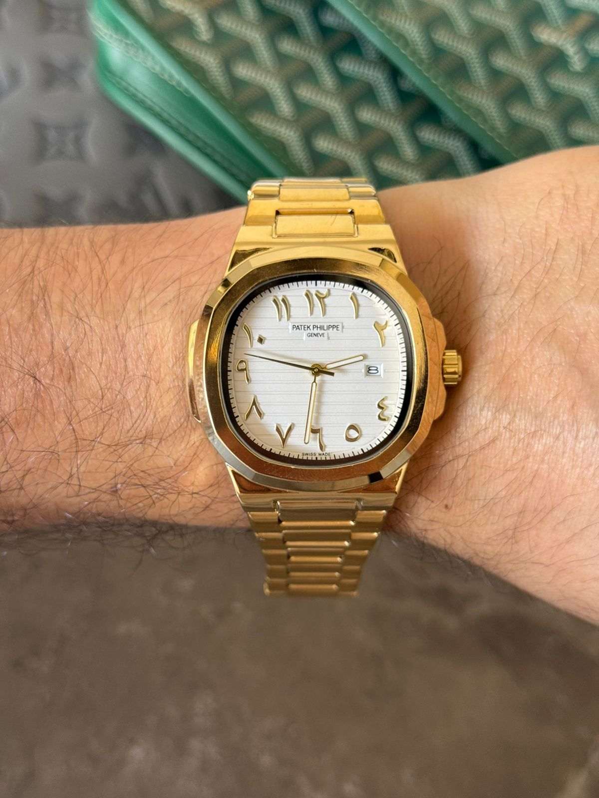 Ptk Arabe Dorado Tablero Blanco