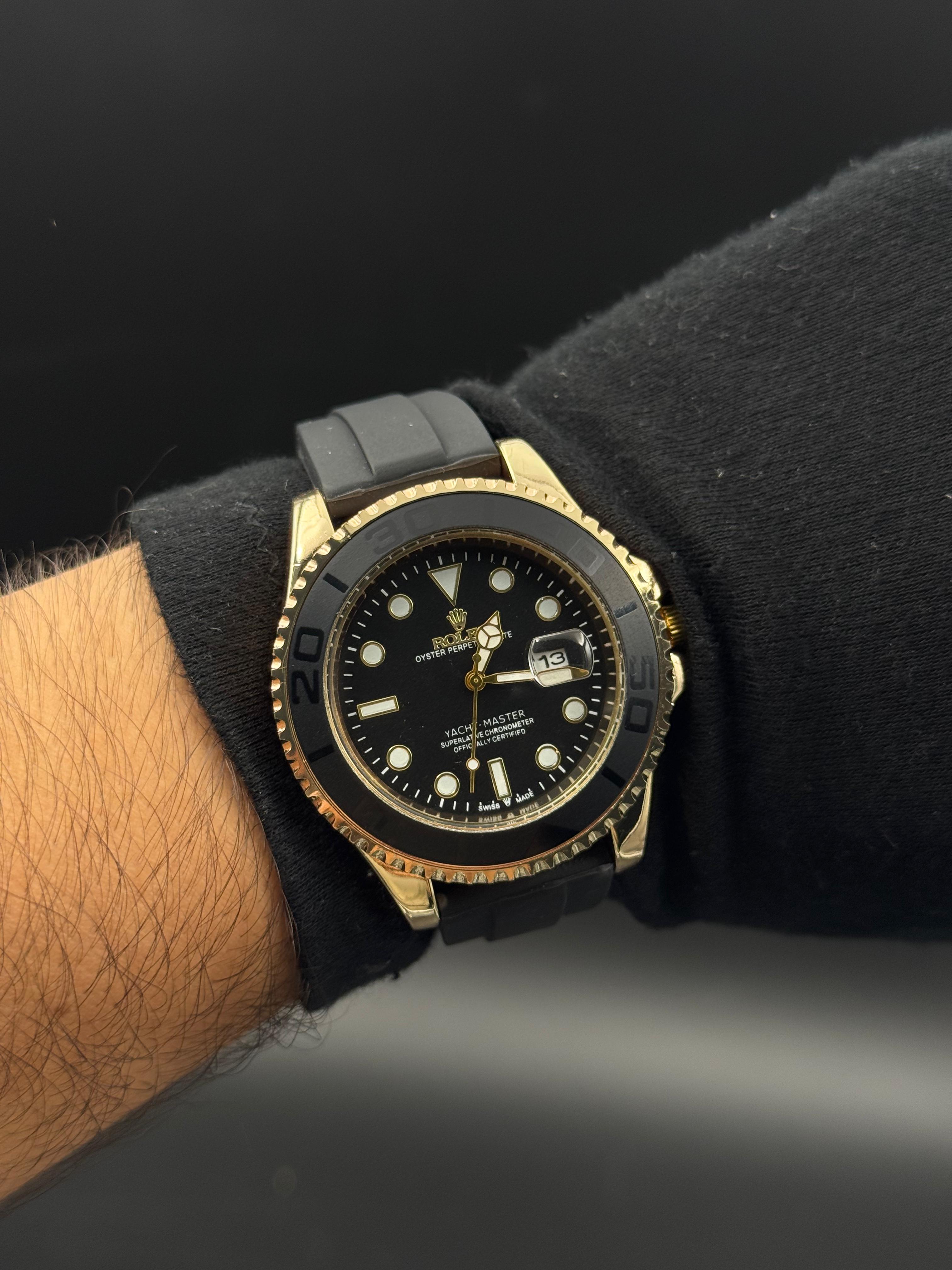 Rlx Plus Goma Negra Dorado Tablero Negro