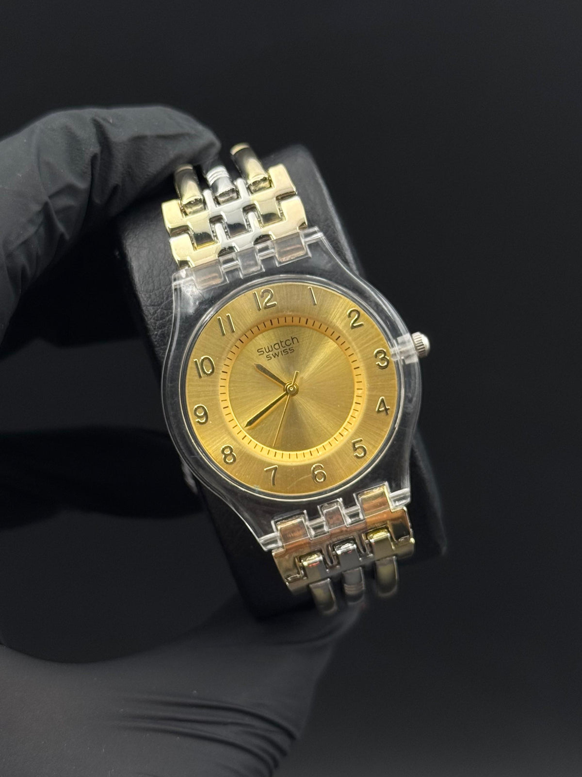 Swt Mujer Bicolor DoradoTablero Dorado