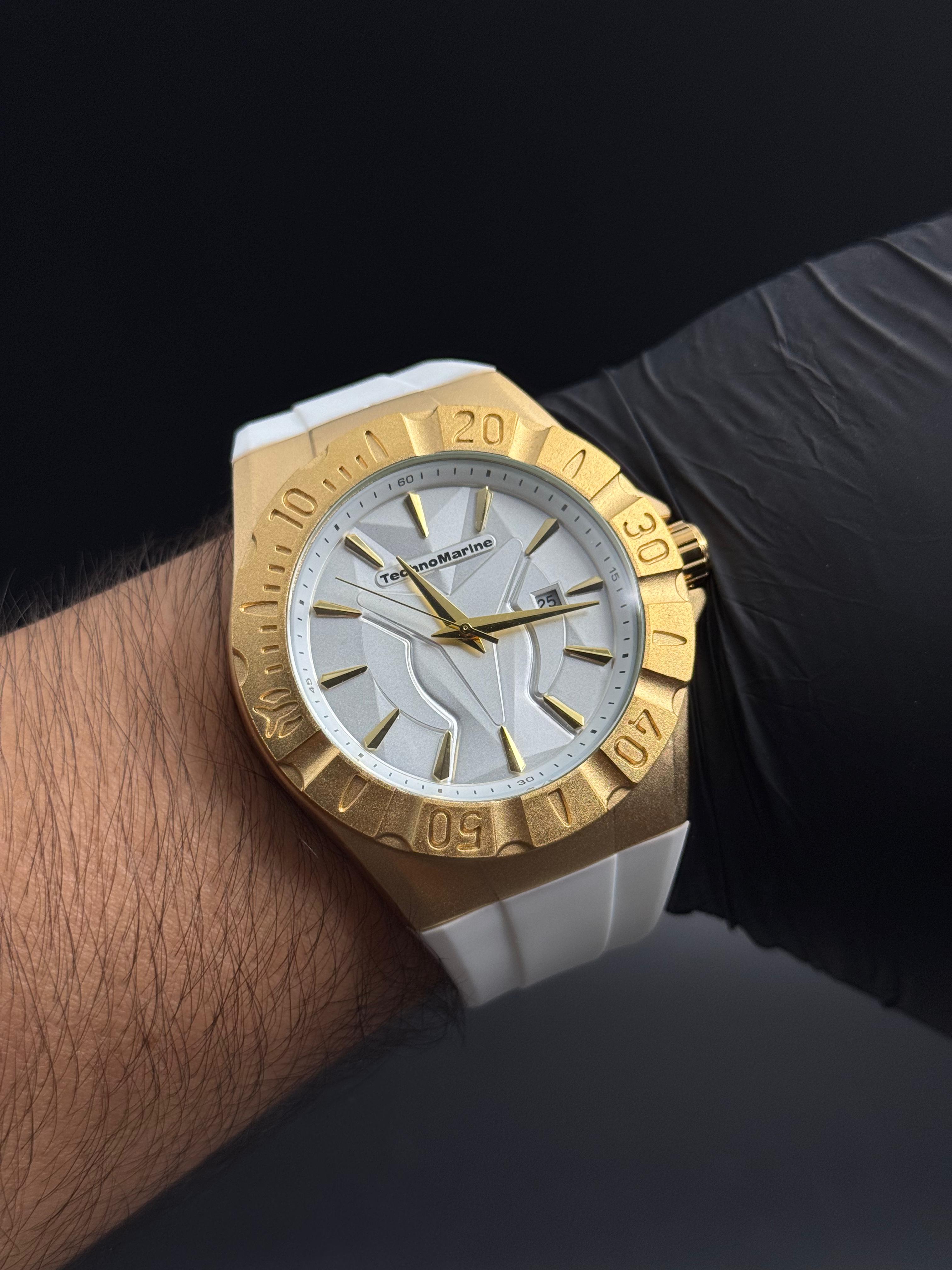 Tchmrn 903 Goma Blanca Tablero Blanco Dorado