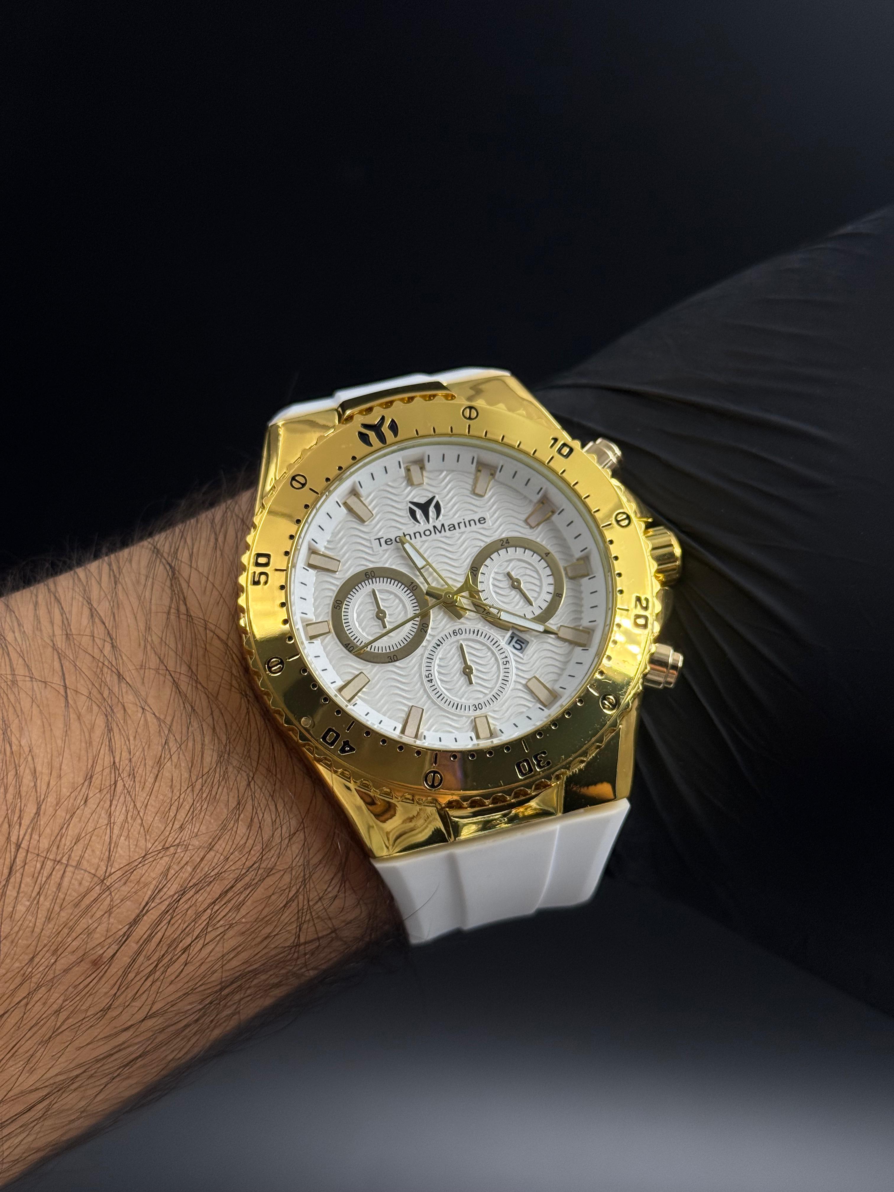 Tchmrn 3R Goma Blanca Tablero Blanco Dorado