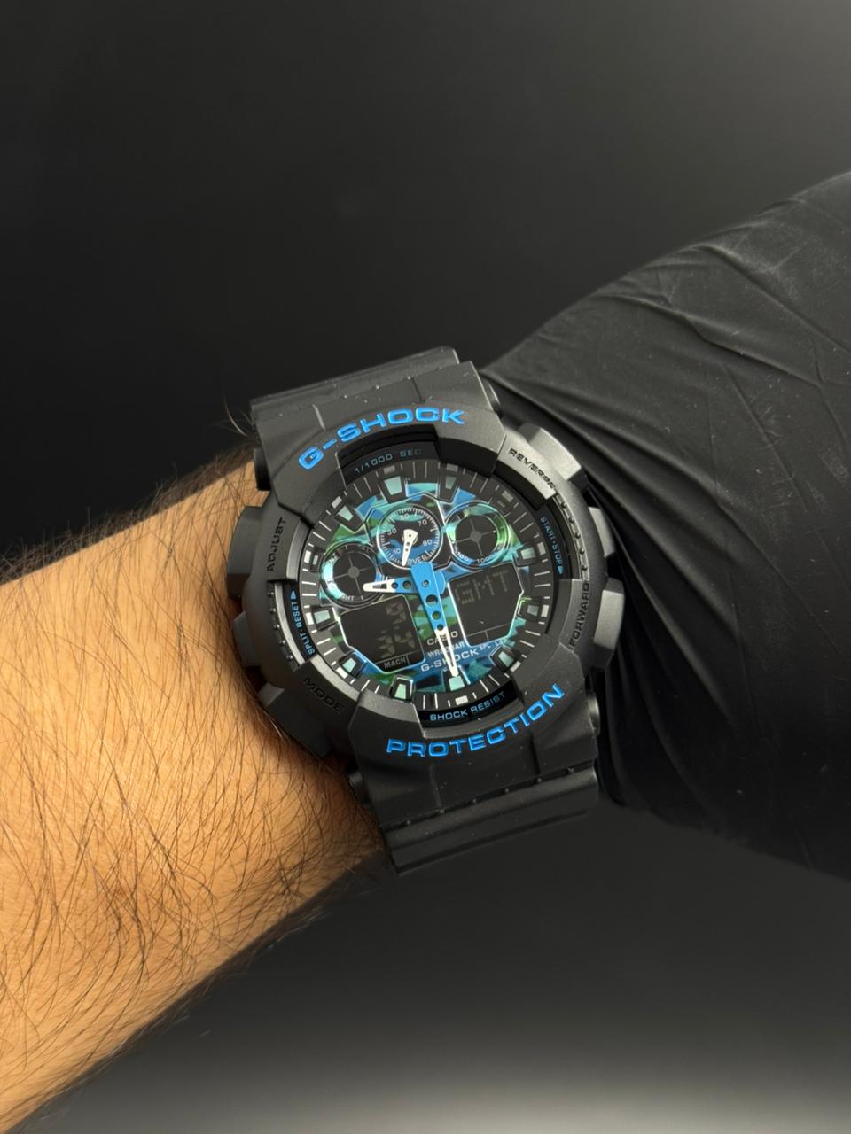 G-shck GA110 Negro Tablero Azul