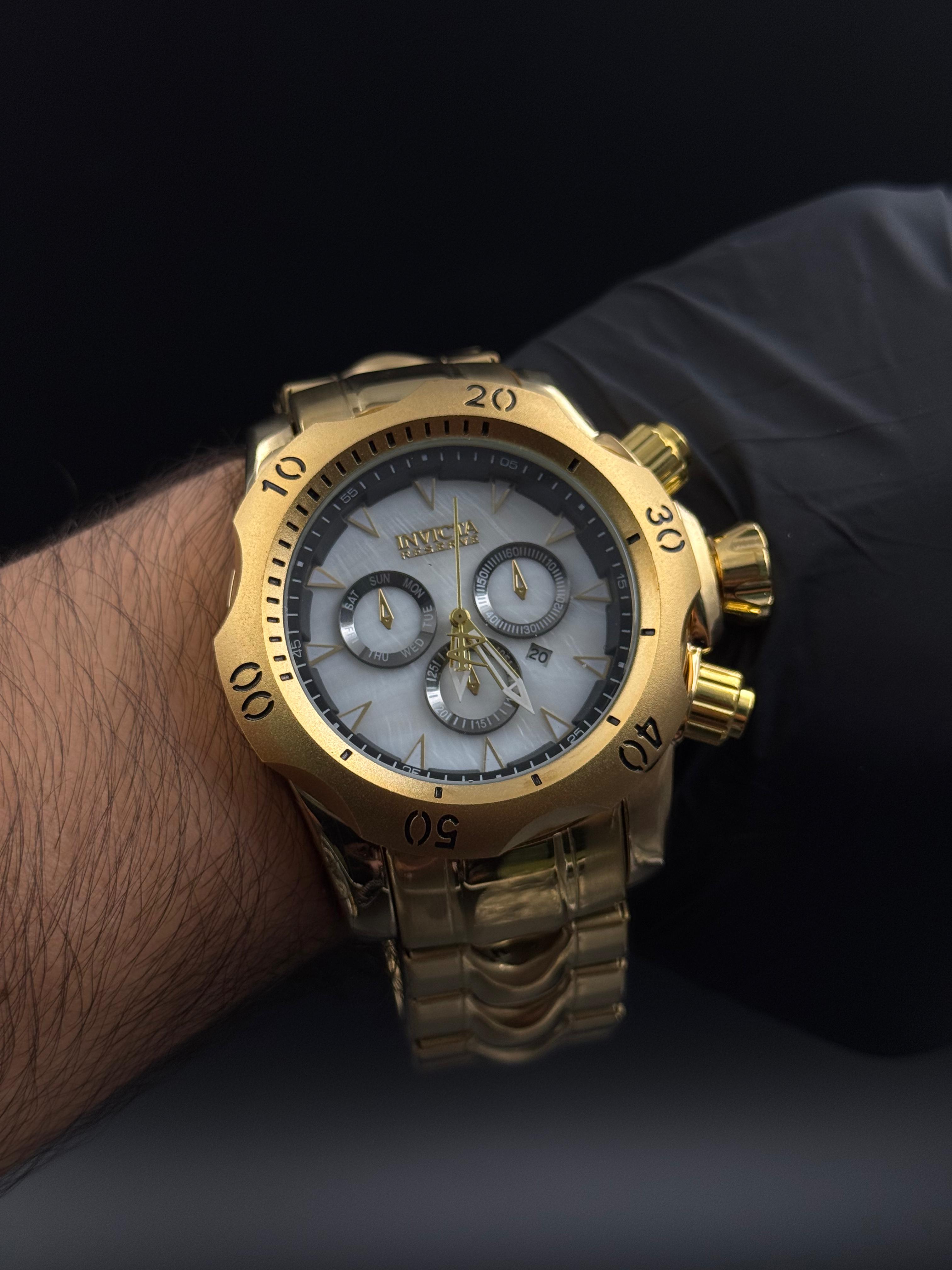 Invcta Venom Dorado Tablero Blanco