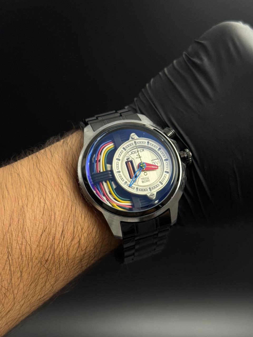 G-fx Metalico Transparente Negro Tablero Plateado