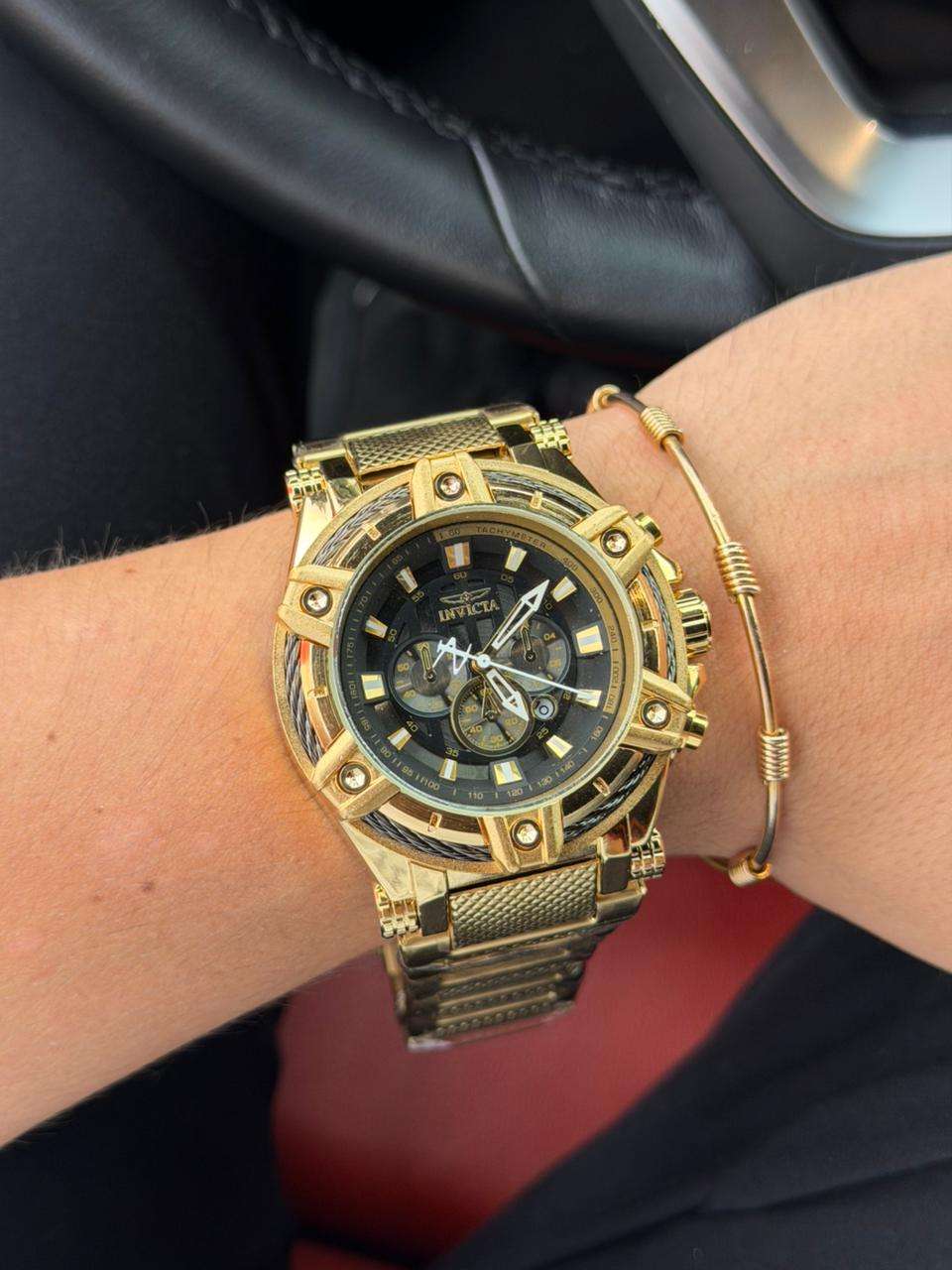 Invcta 255 Dorado Tablero Negro