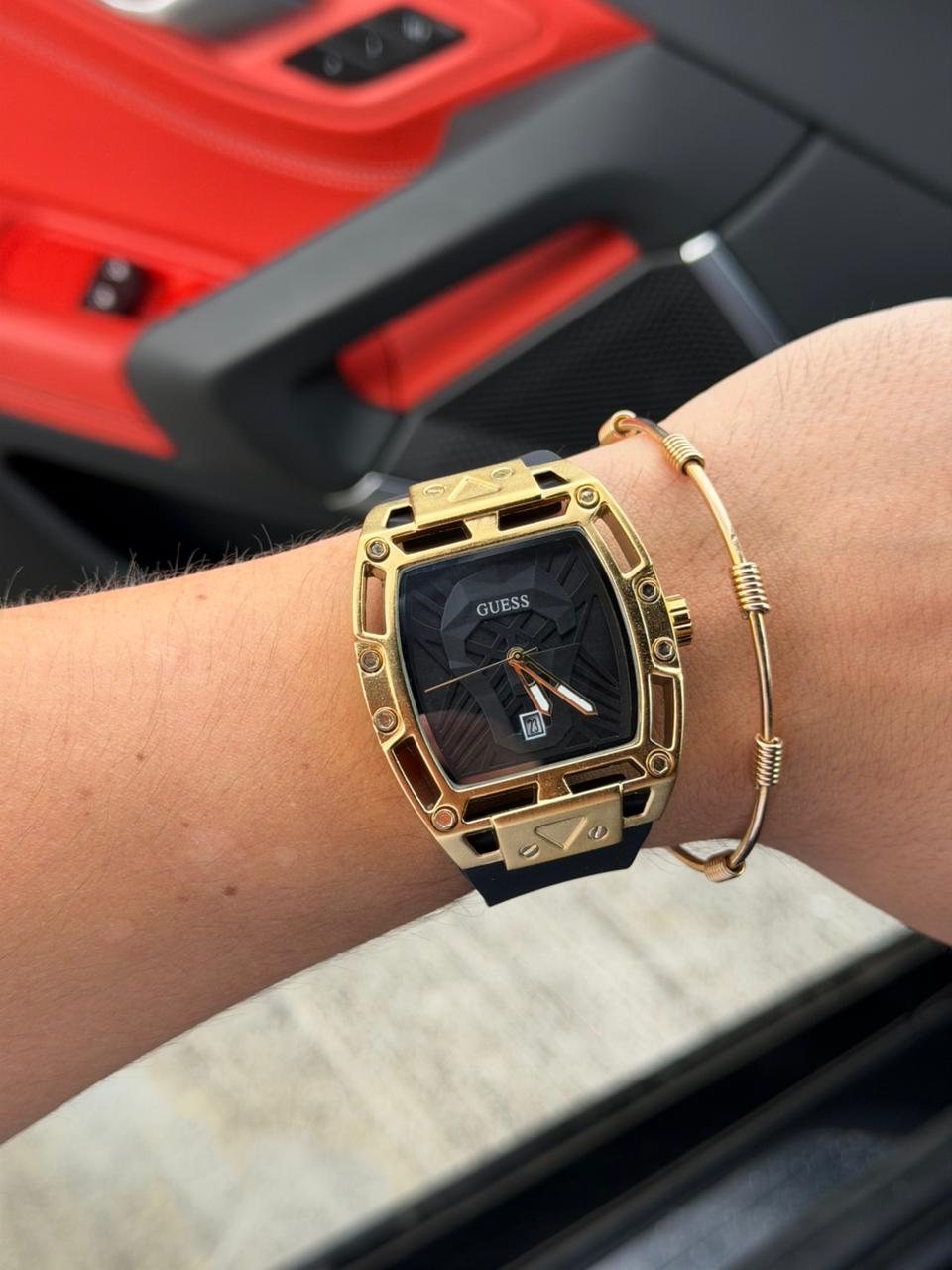 Gss Mansory Goma Negra Tablero Negro Dorado