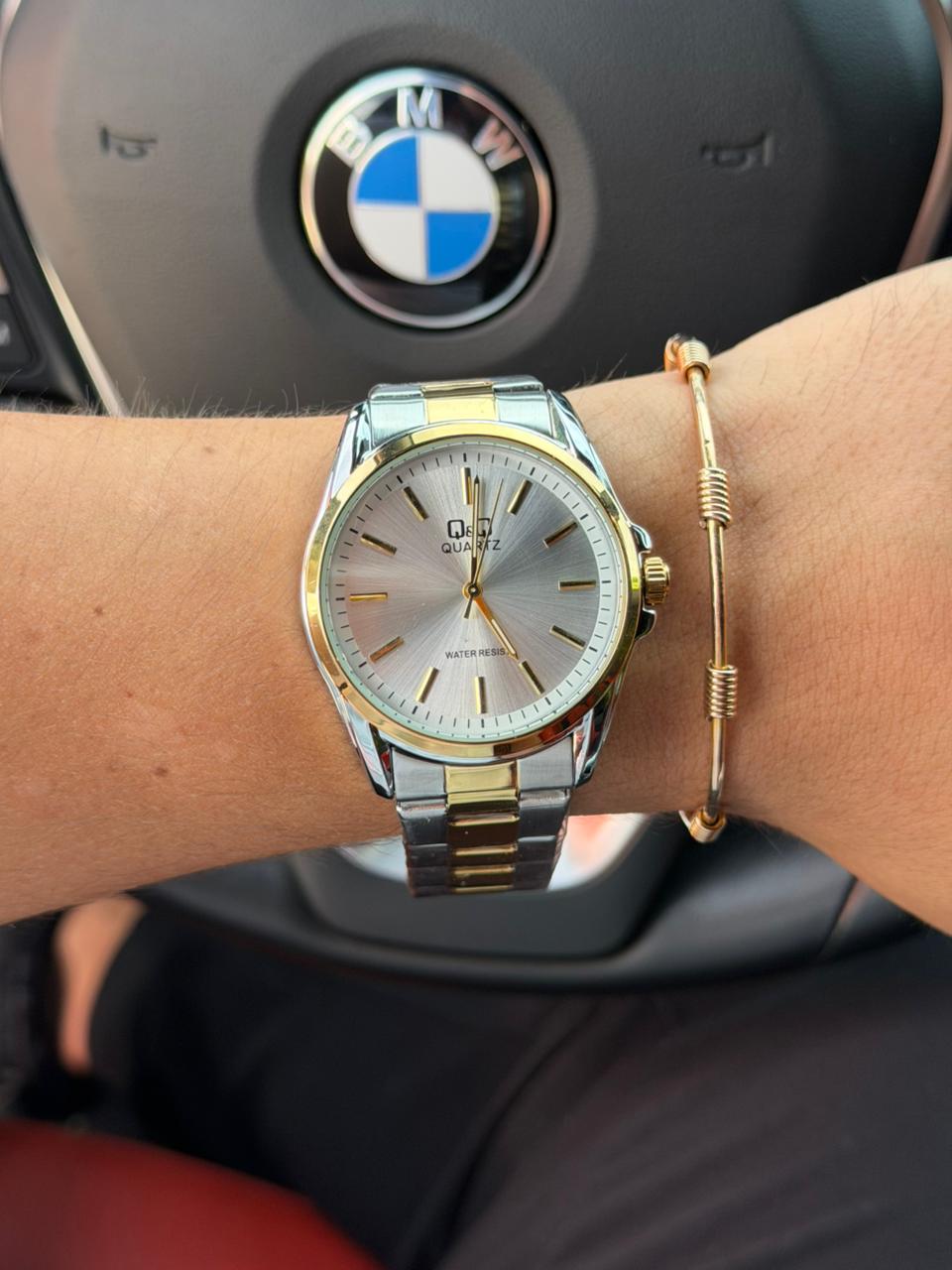 QYQ 860 Bicolor Dorado Tablero Plateado