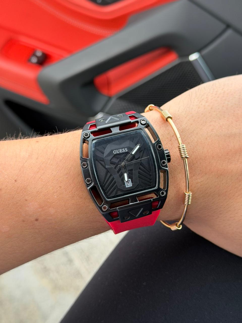 Gss Mansory Goma Roja Tablero Negro