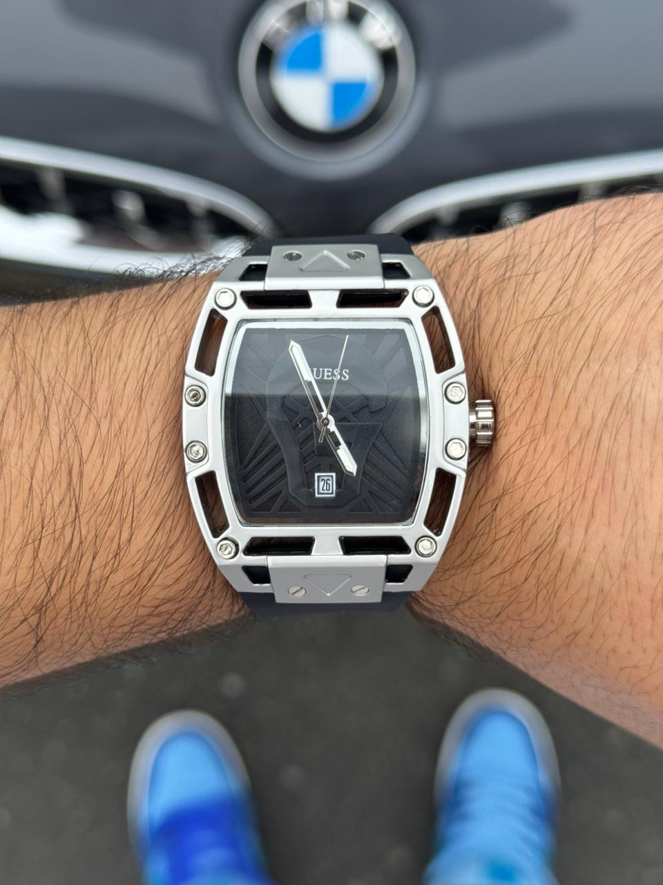 Gss Mansory Goma Negra Tablero Negro Plateado