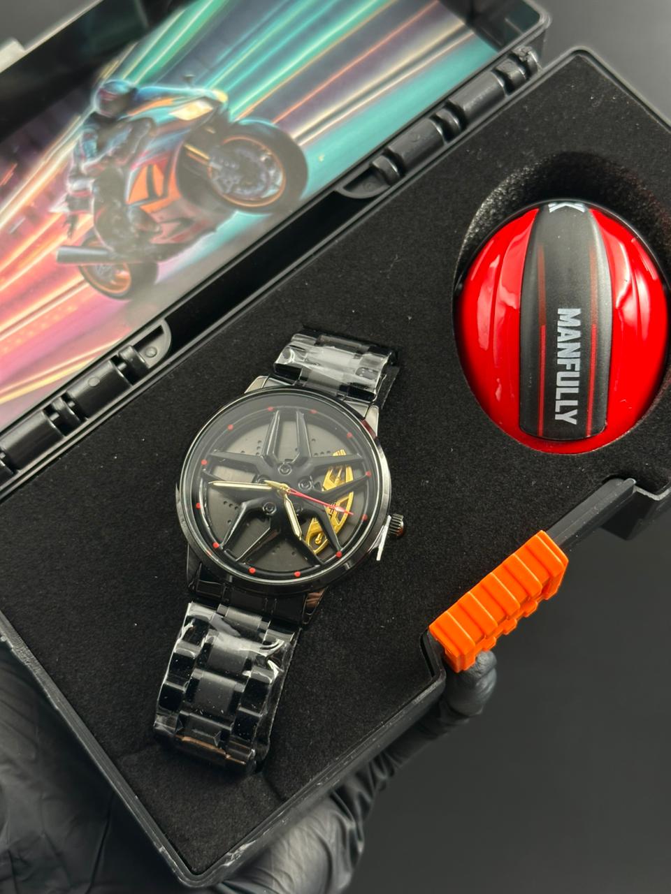 G-fx Rin Negro Tablero Gris Dorado