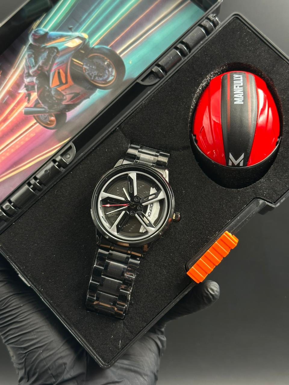 G-fx Rin Negro Tablero Gris Blanco