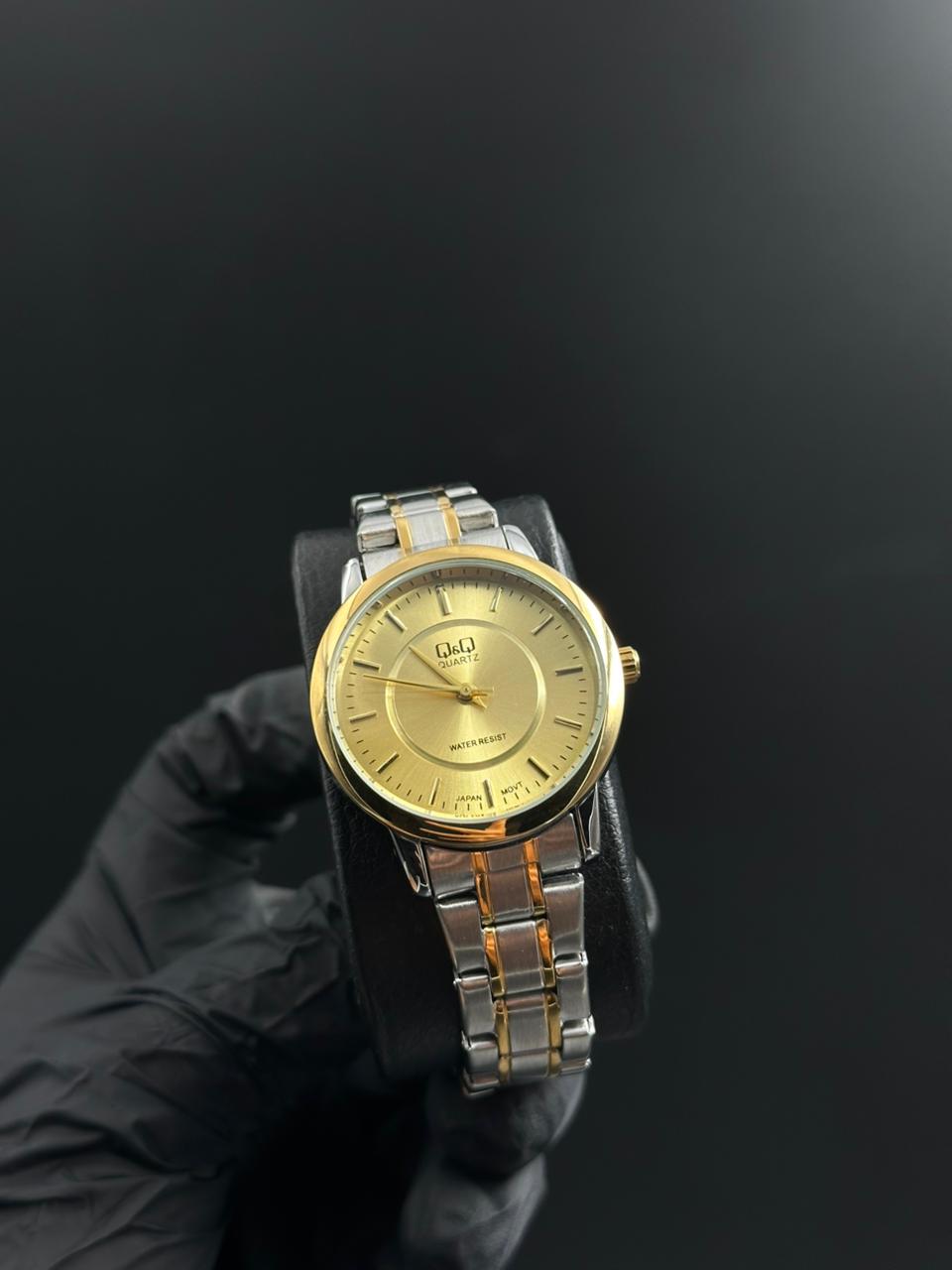 QYQ Mujer 860 Bicolor Dorado Tablero Dorado