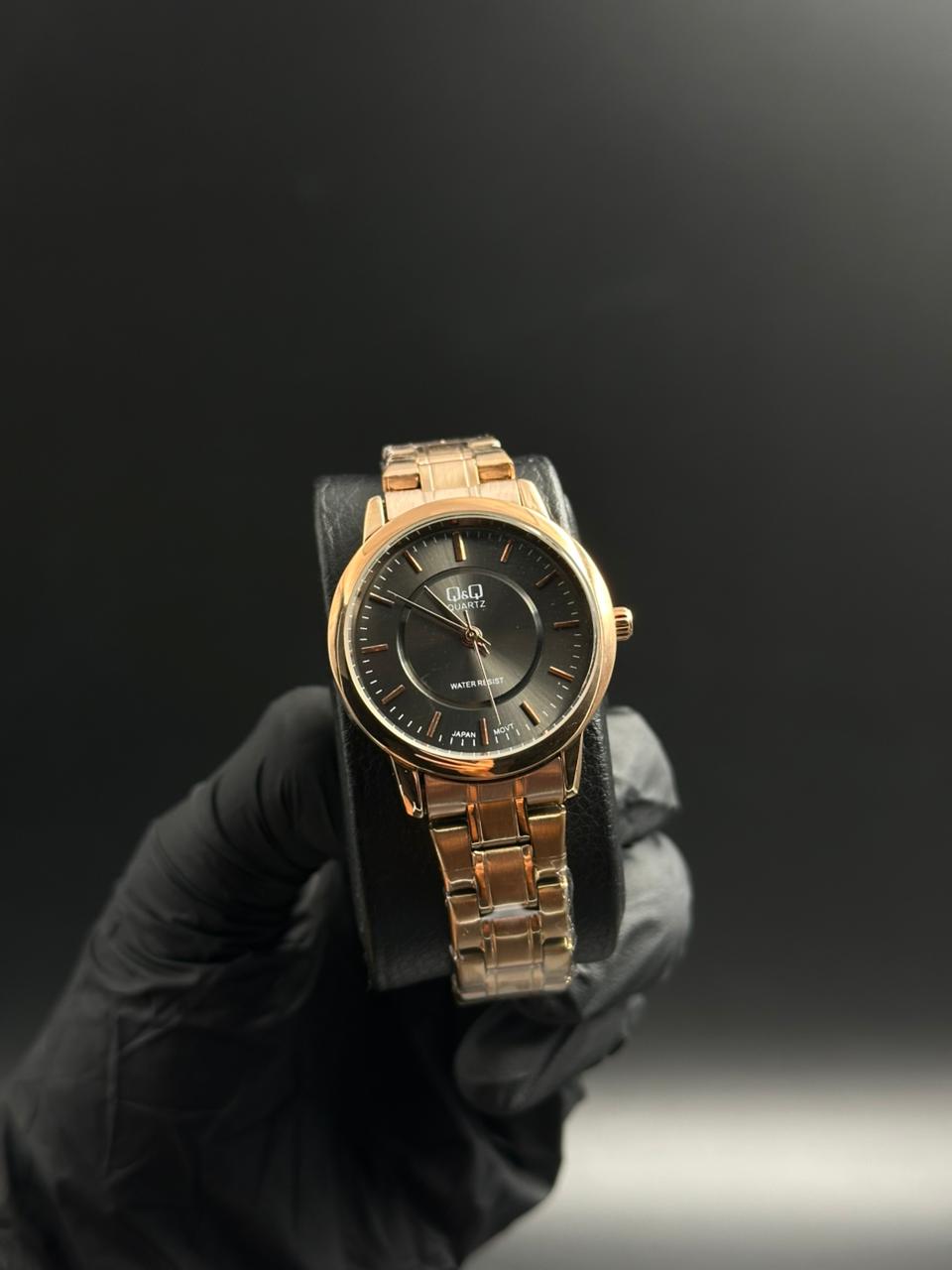 QYQ Mujer 860 Oro Rosa Tablero Negro