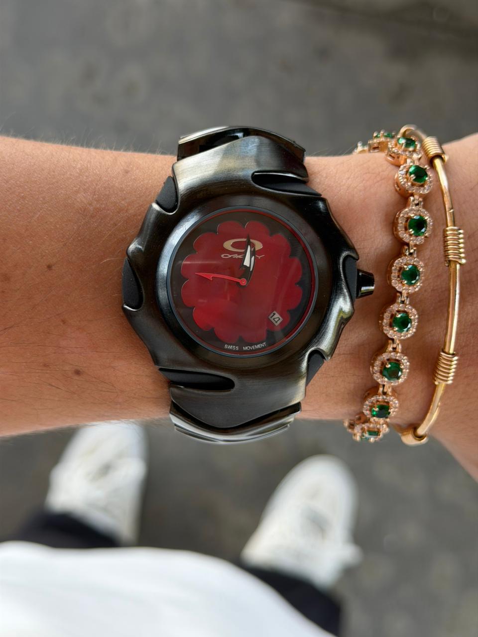 Okey Blade Negro Tablero Rojo