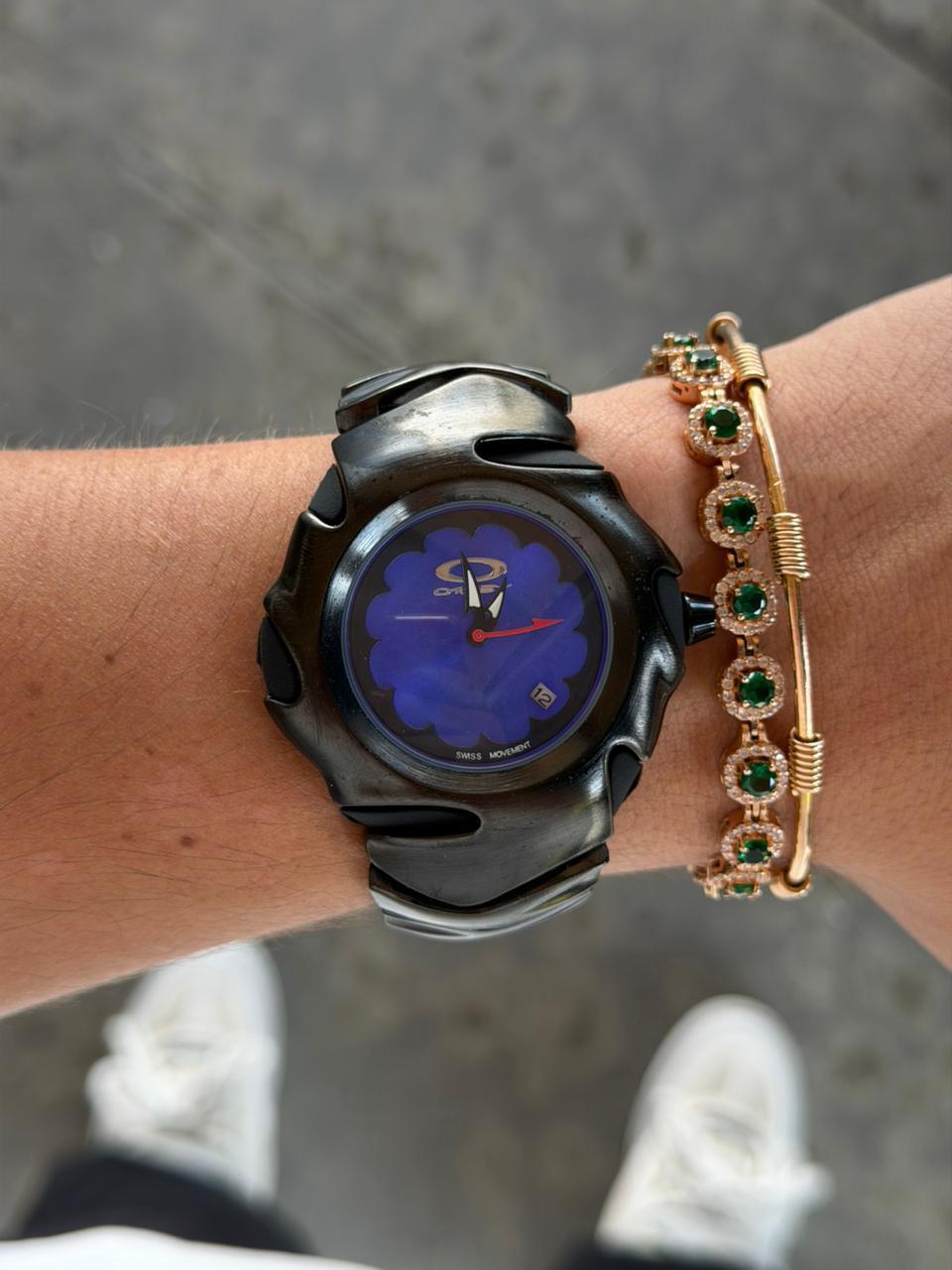 Okey Blade Negro Tablero Azul