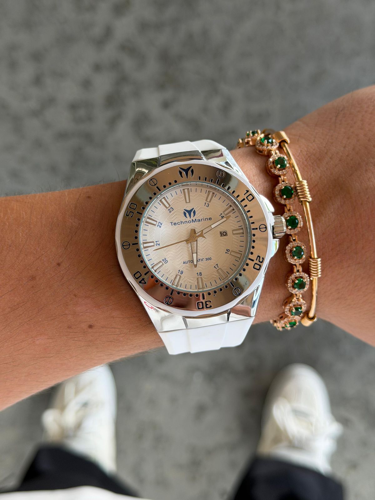 Tchmrn Manta Goma Blanca Tablero Blanco Plateado