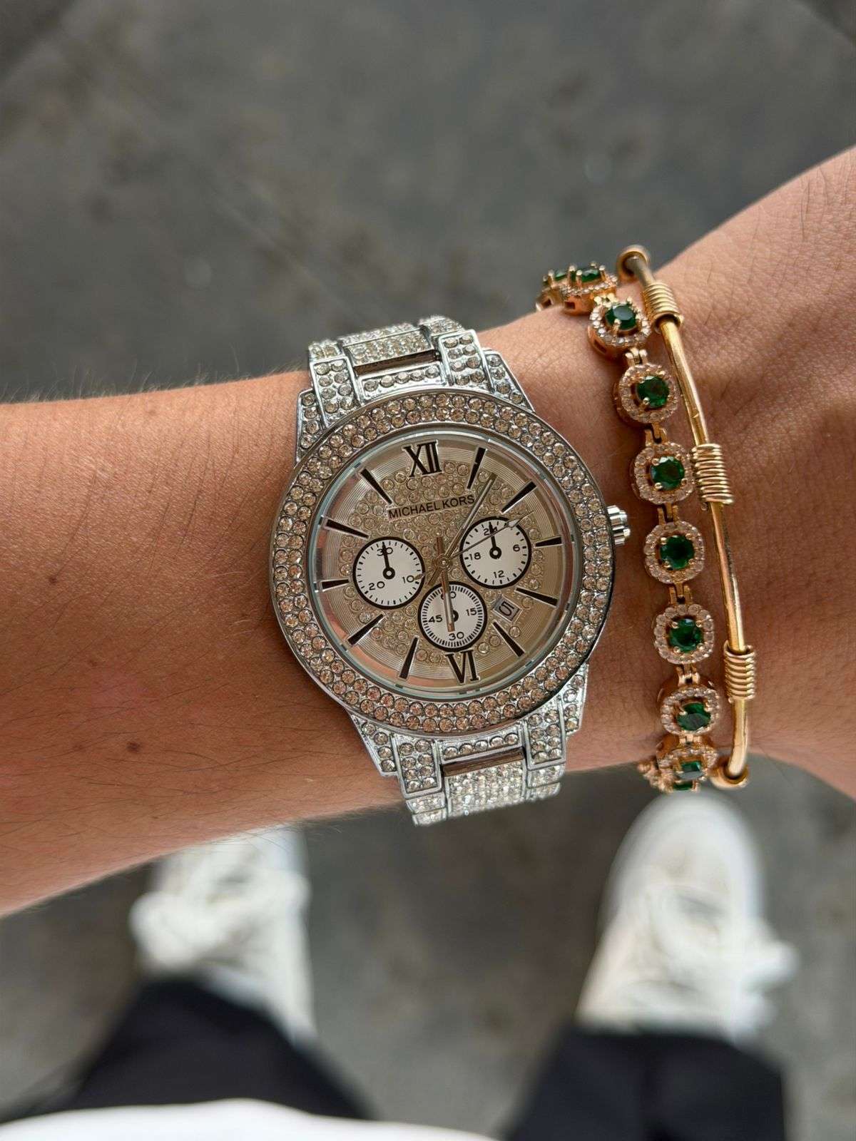 Michl Krs Diamond Plateado Tablero Plateado