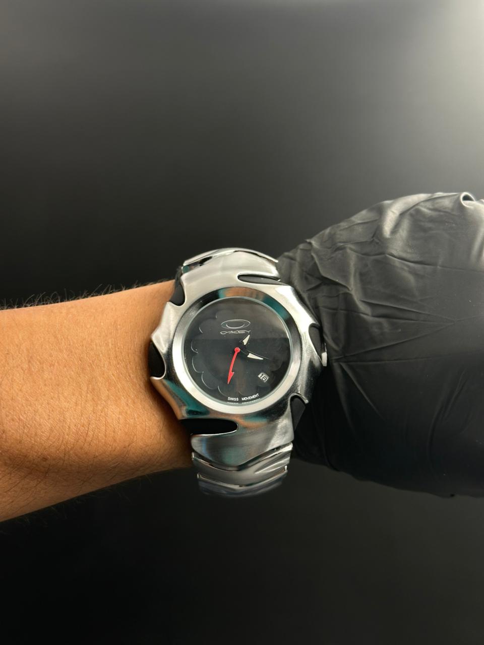 Okley Blade Plateado Tablero Negro