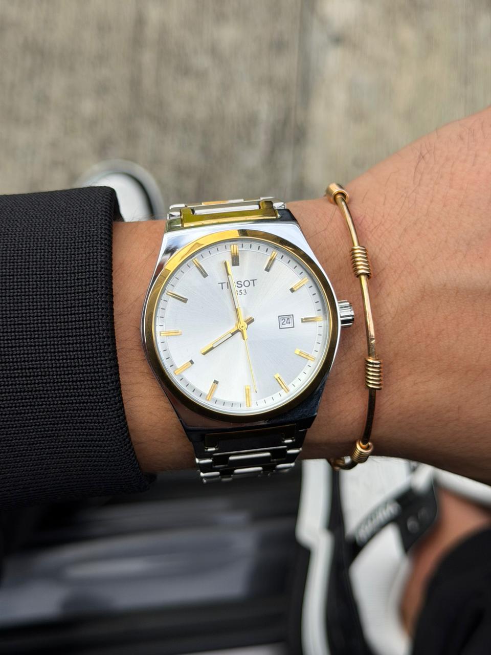 Tsst Metalico PRX Bicolor Dorado Tablero Plateado