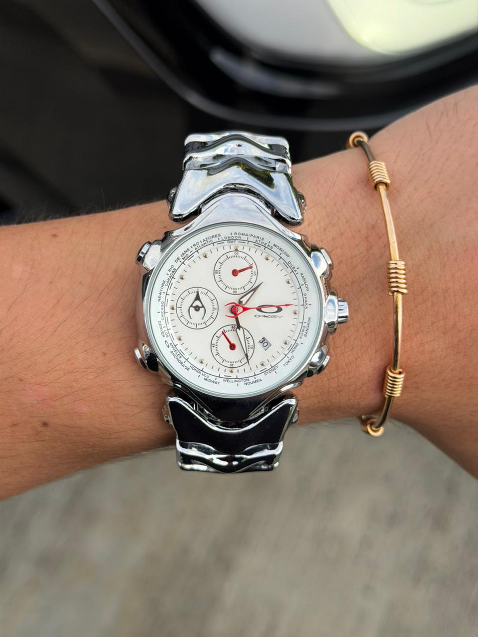 Okey Gmt Plateado Tablero Blanco