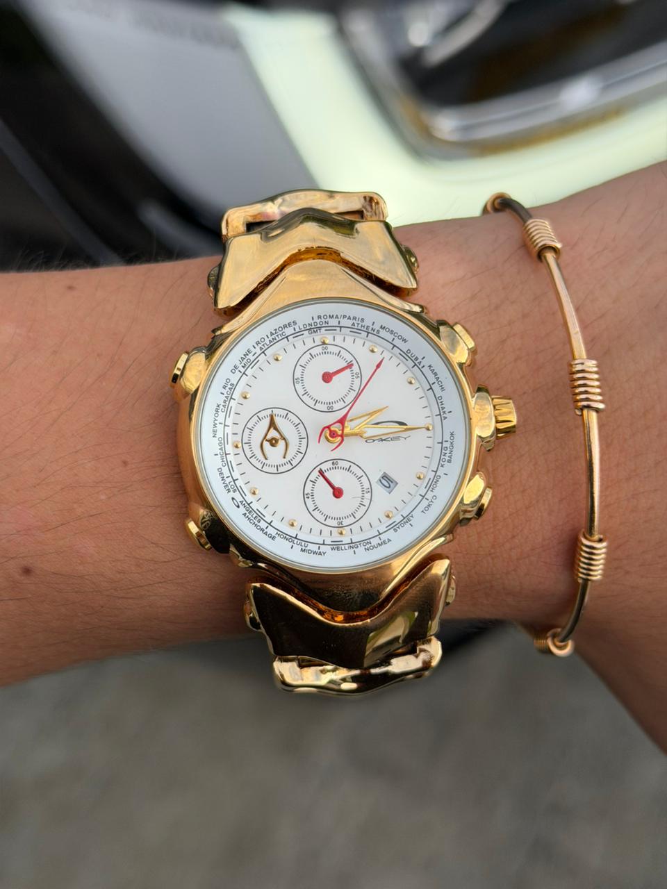 Okey Gmt Dorado Tablero Blanco