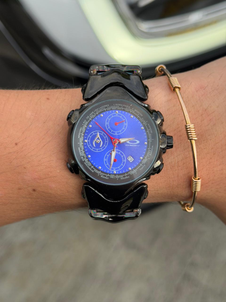 Okey Gmt Negro Tablero Azul