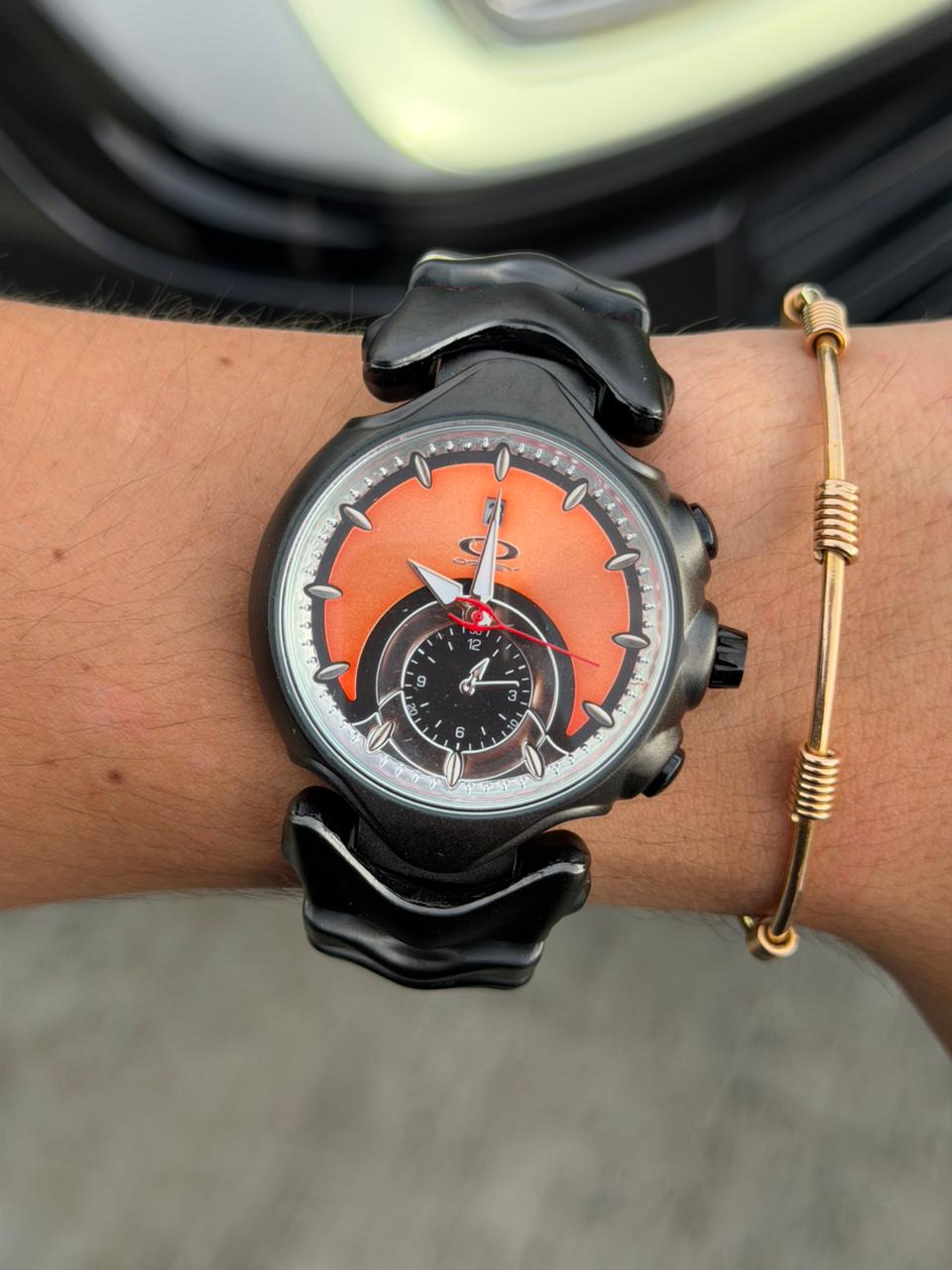 Okey Judge Negro Tablero Naranja Blanco