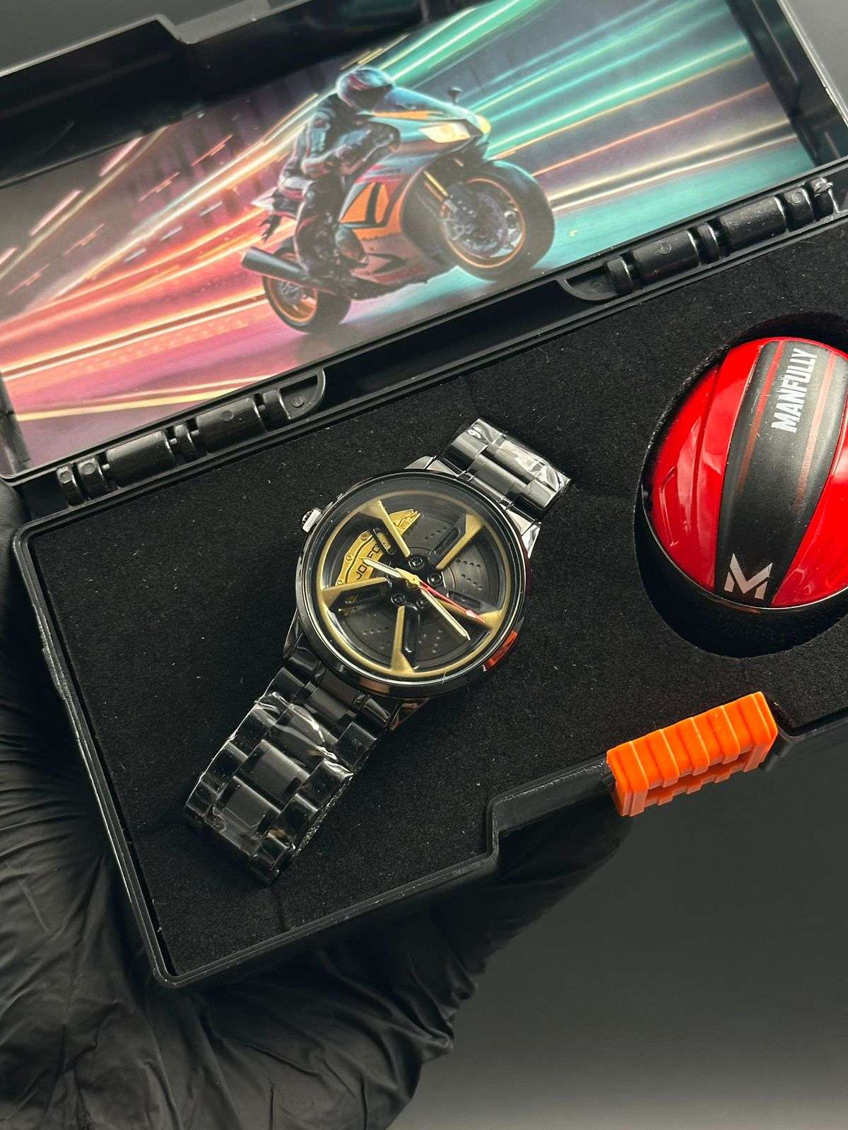 G-fx Rin Negro Tablero Negro Dorado