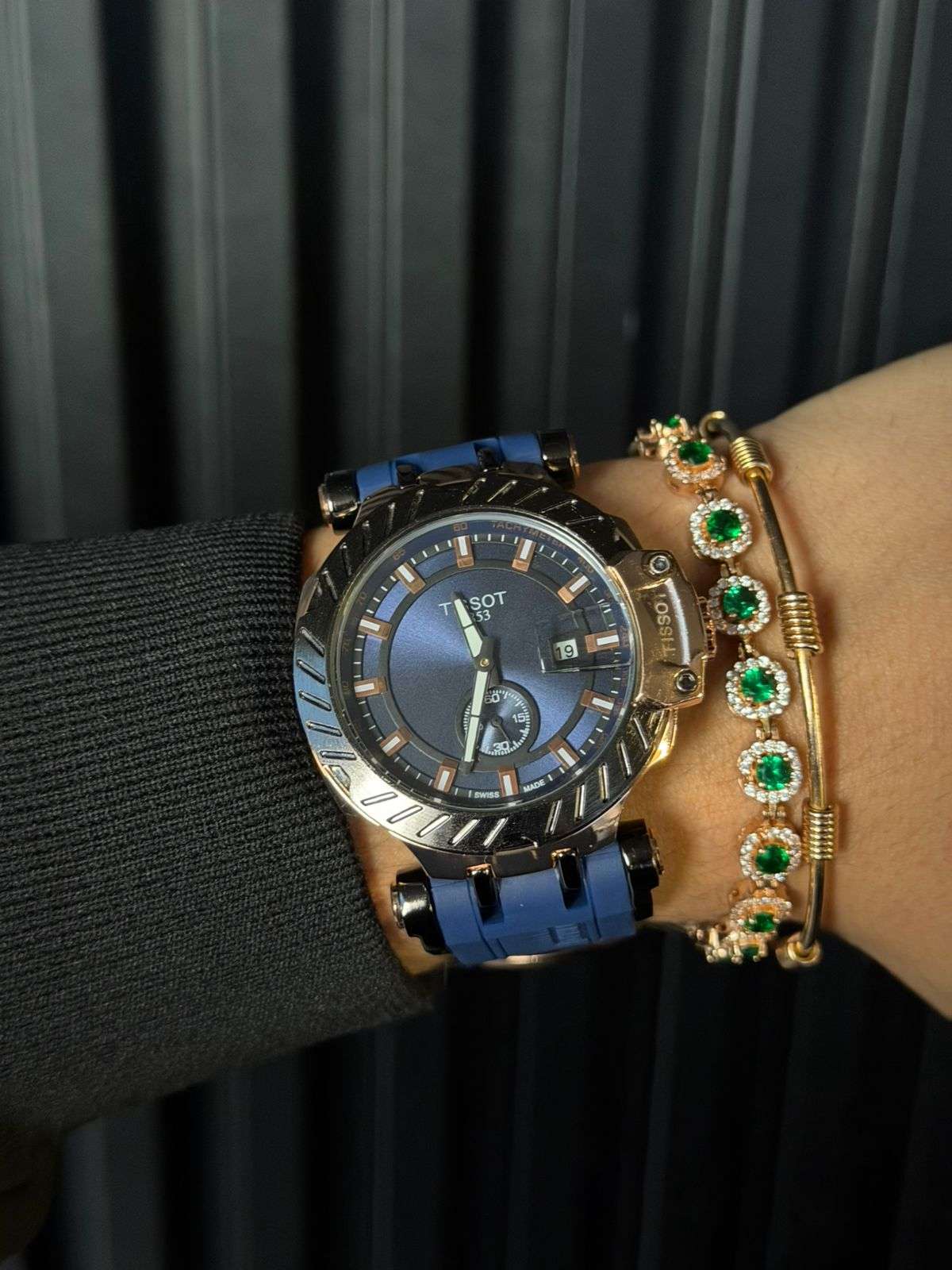 Tsst Goma Azul Tablero Azul Oro Rosa