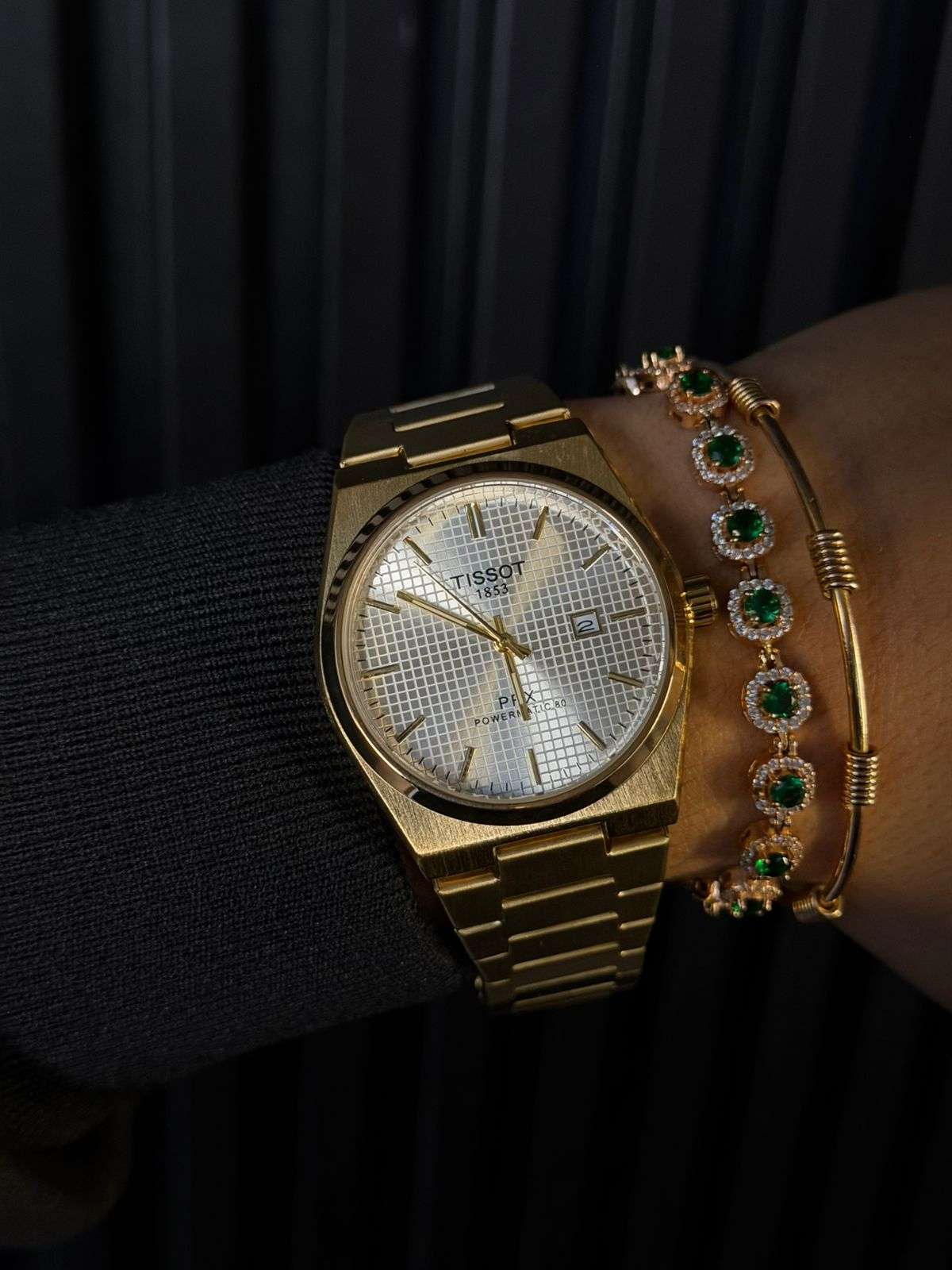 Tsst Metalico Dorado Tablero Plateado