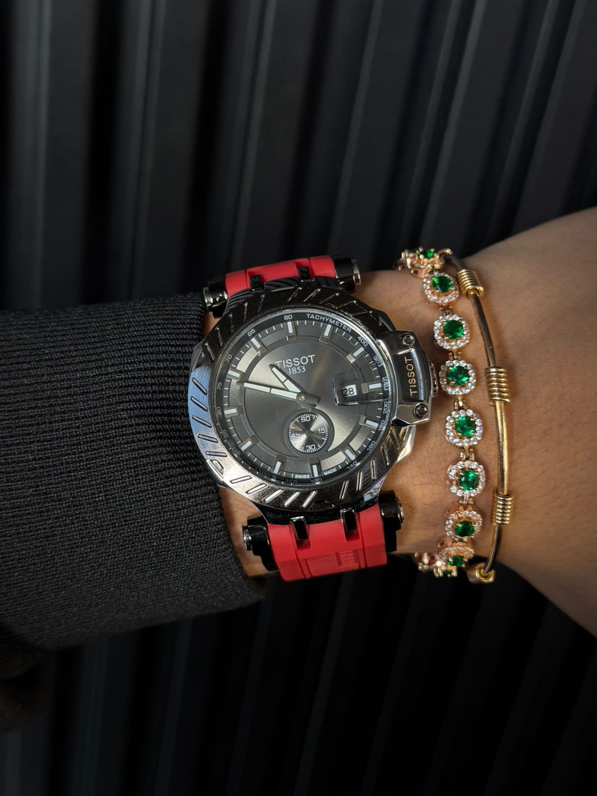 Tsst Goma Roja Tablero Negro