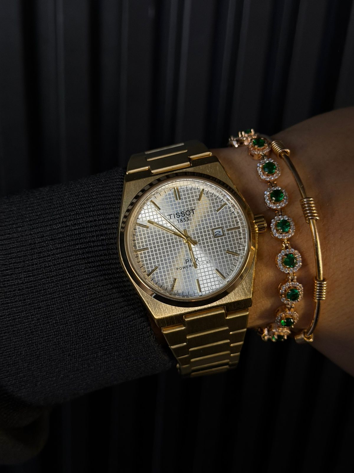 Tsst Metalico Dorado Tablero Plateado