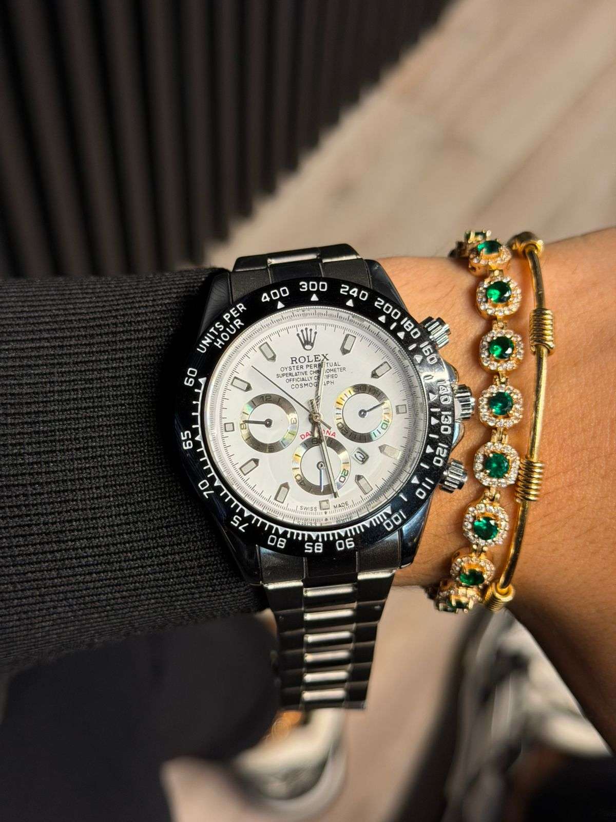 Rlx Daytn Plateado Tablero Blanco Nergro