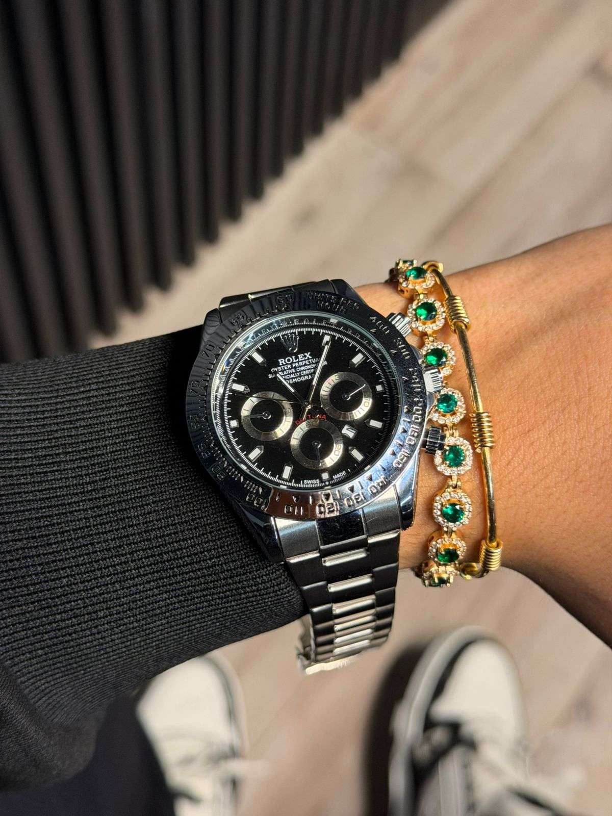 Rlx Daytn Plateado Tablero Negro