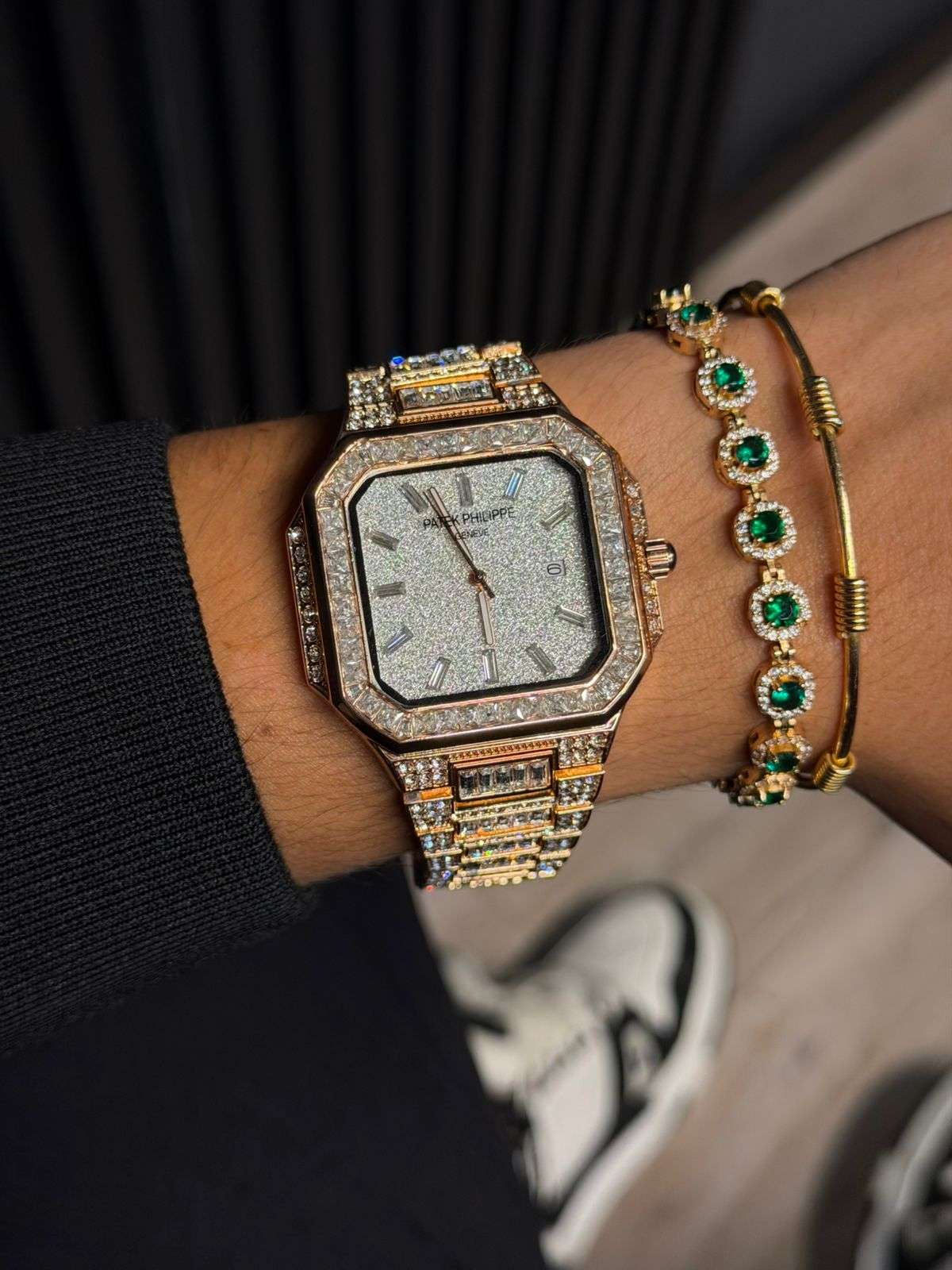 Patk Diamond Dorado Tablero Plateado