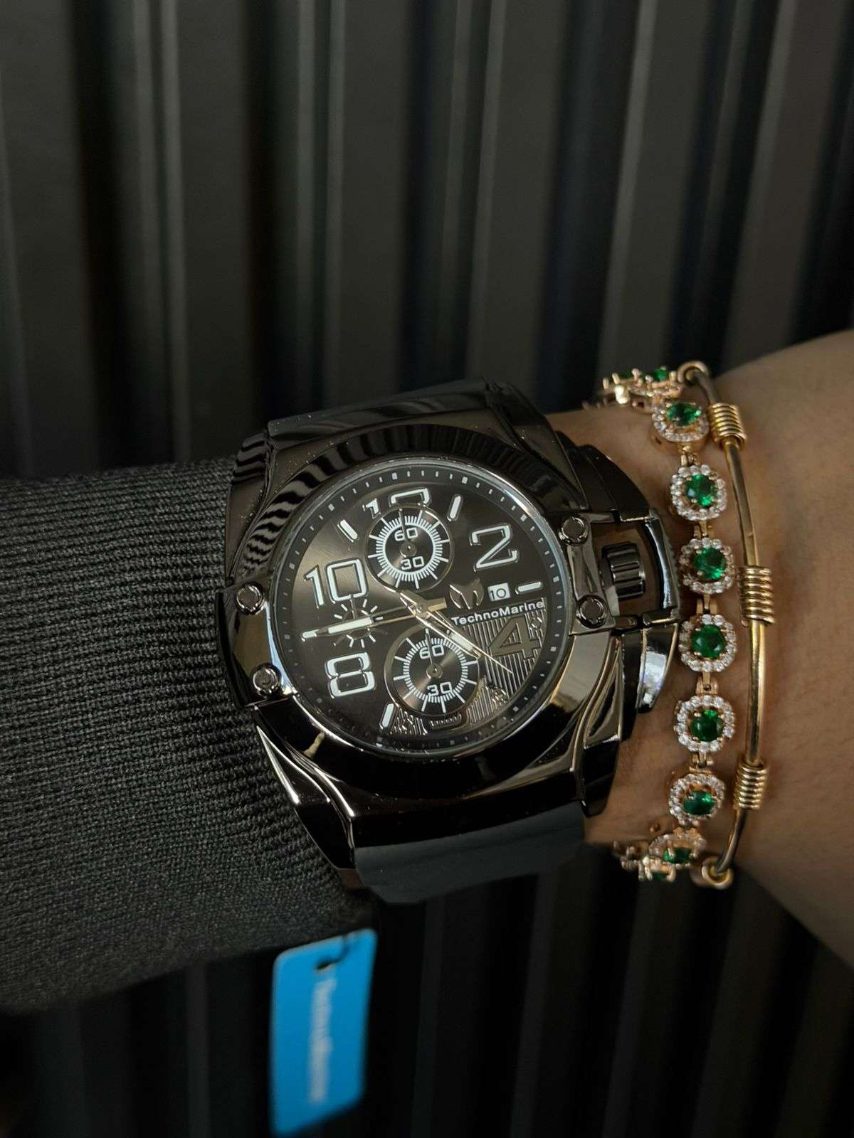 Tchmrn Crono Goma Negra Tablero Negro