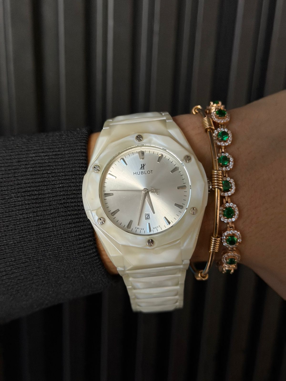 Hblt Resina Blanca Tablero Plateado