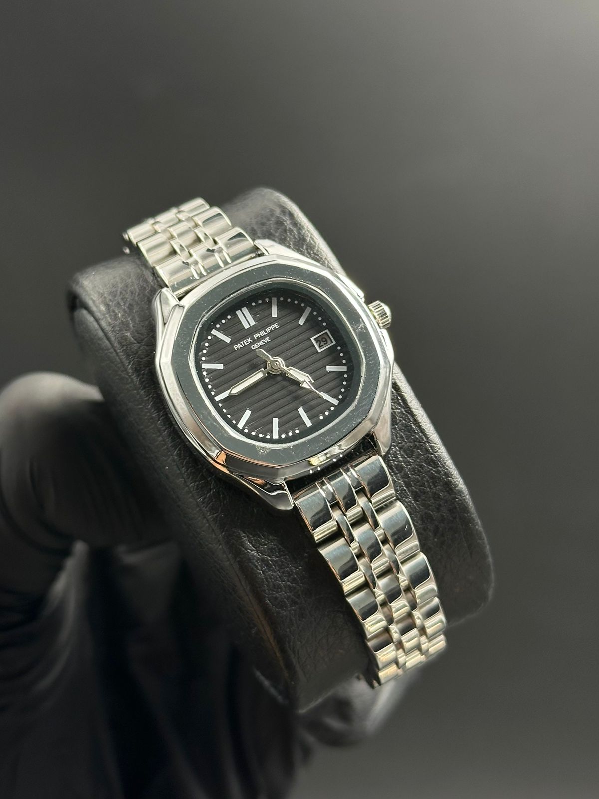 Patk Mujer Plateado Tablero Negro