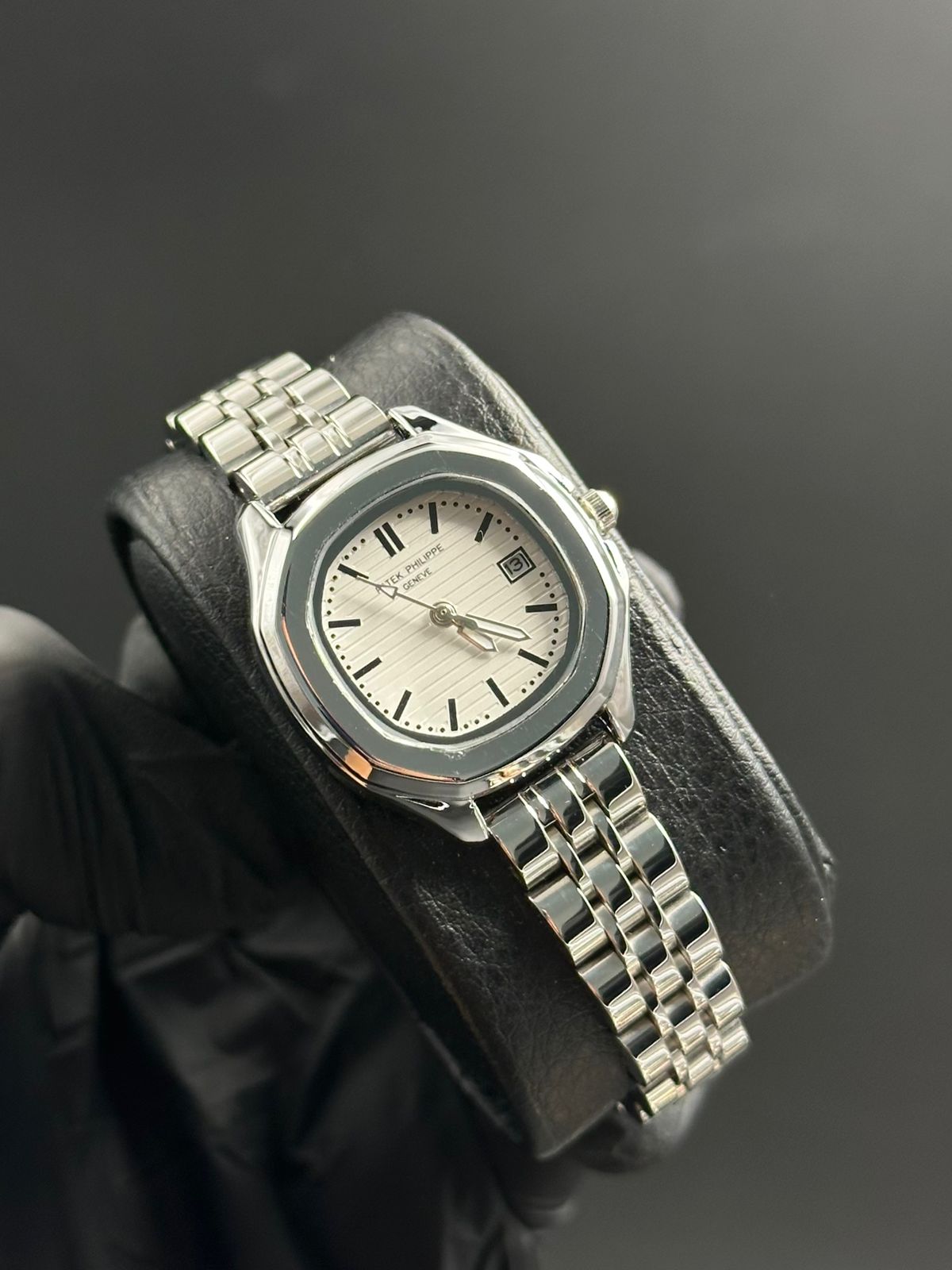 Patk Mujer Plateado Tablero Blanco