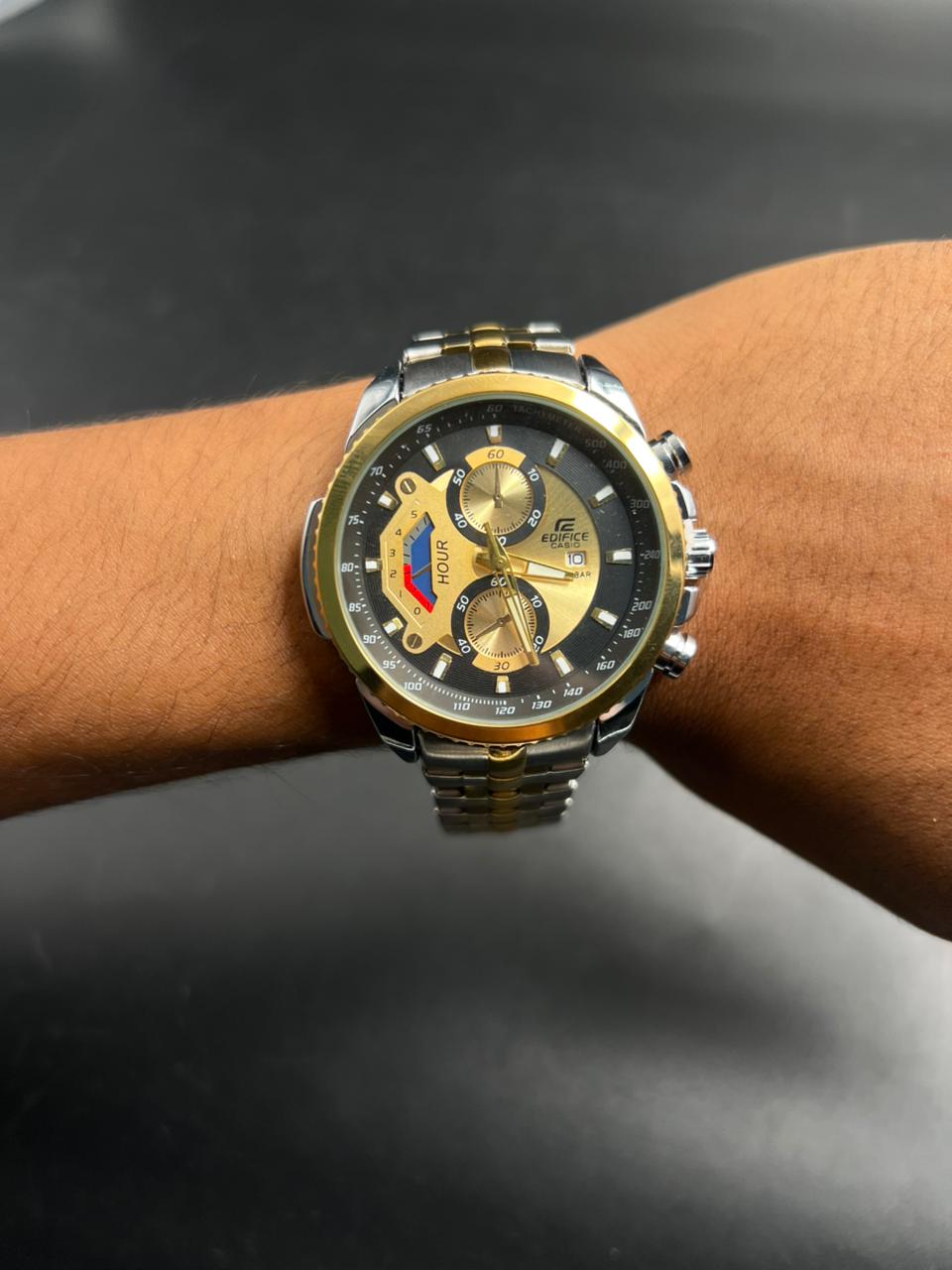 Cso Edfc Bicolor Dorado Tablero Dorado Negro Dorado