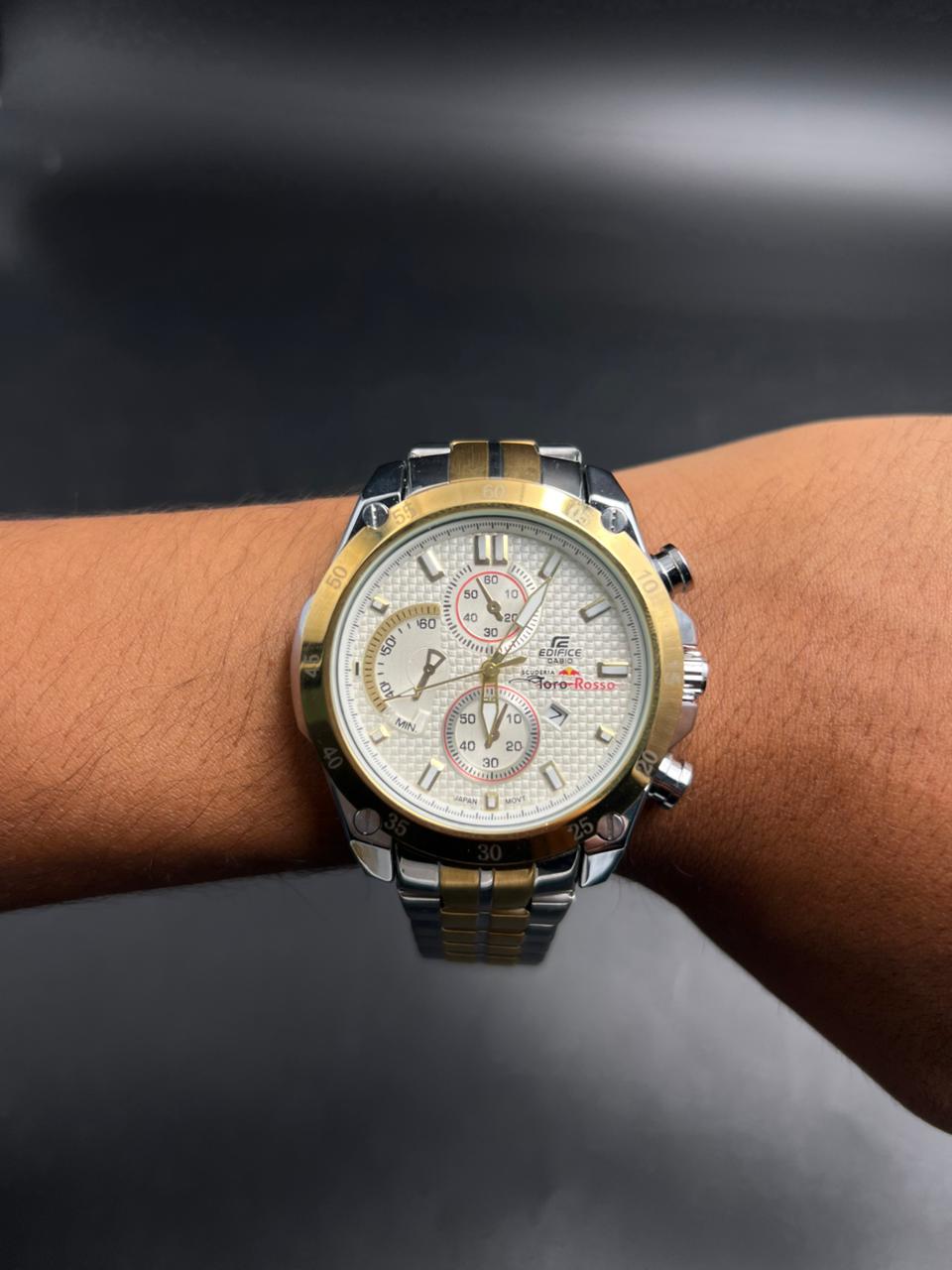 Cso Edfc Bicolor Dorado Tablero Blanco Dorado