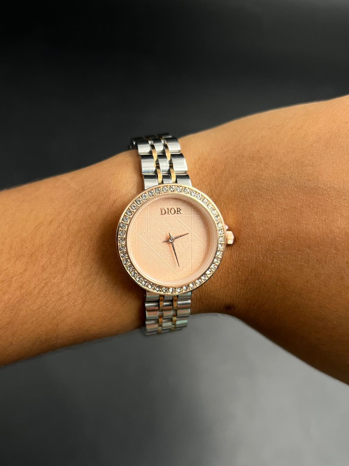 DOR Mujer Bicolor Dorado Tablero Rosa