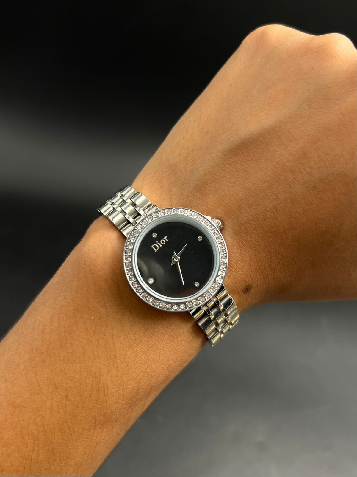 Dor Mujer Plateado Tablero Negro