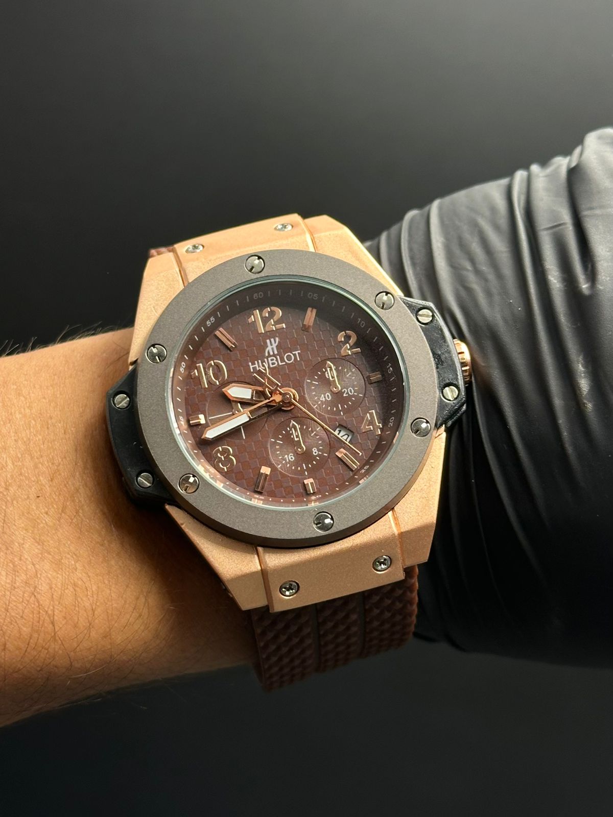 Hblt Goma Cafe Tablero Cafe Oro Rosa