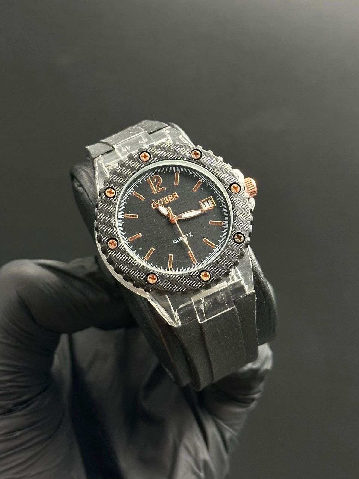 Gss Mujer Goma Negra Tablero Negro