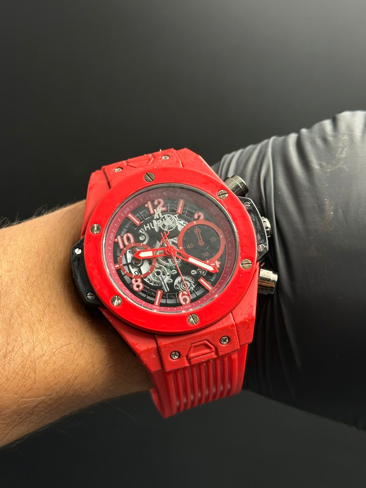 Hblt Goma Roja Tablero Negro