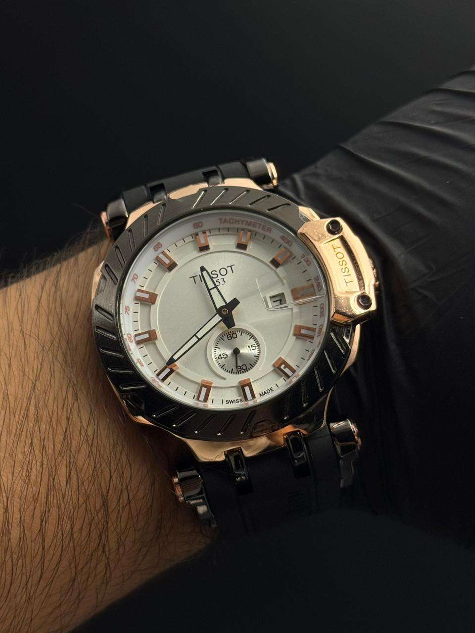 Tsst Goma Negra Tablero Blanco Oro Rosa Negro