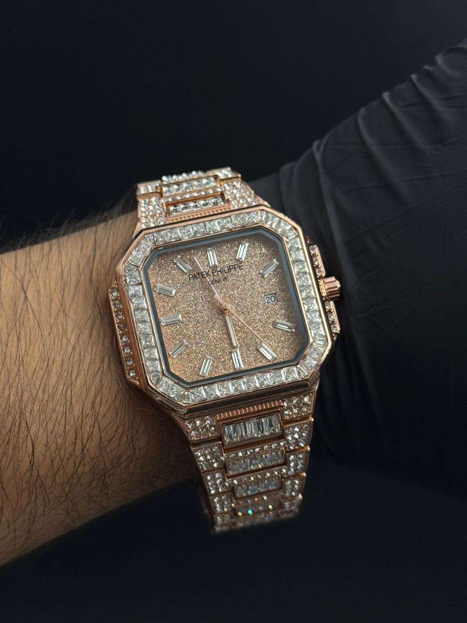 Patk Metalico Oro Rosa Tablero Oro Rosa