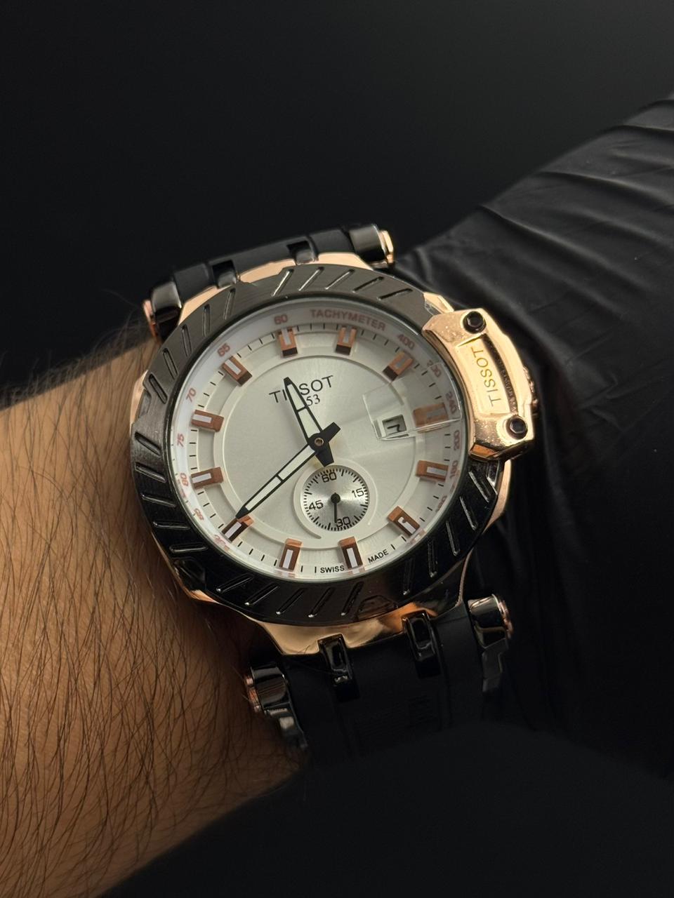 Tsst Goma Negra Tablero Blanco Oro Rosa Negro